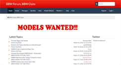 Desktop Screenshot of bbwclubs.com